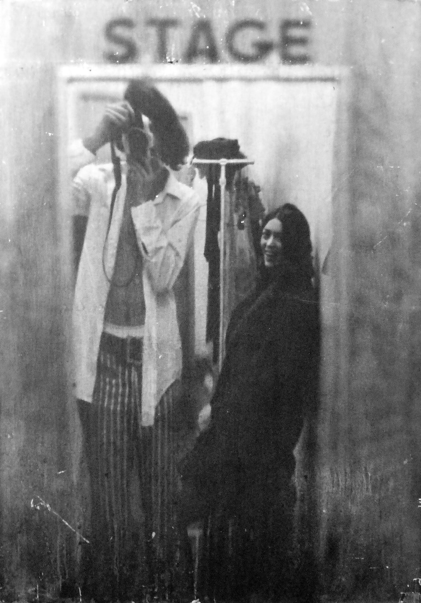 Bruce and Denise - Backstage at CSU Theatre 1970